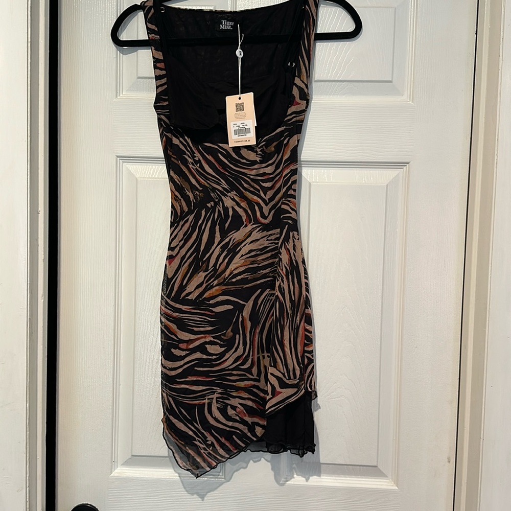 Zebra Print Tekia Dress